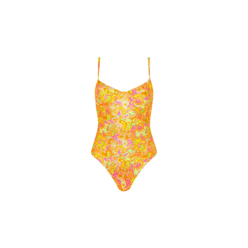 Underwire Cheeky One Piece - Tiki Tango sold by Kulani Kinis