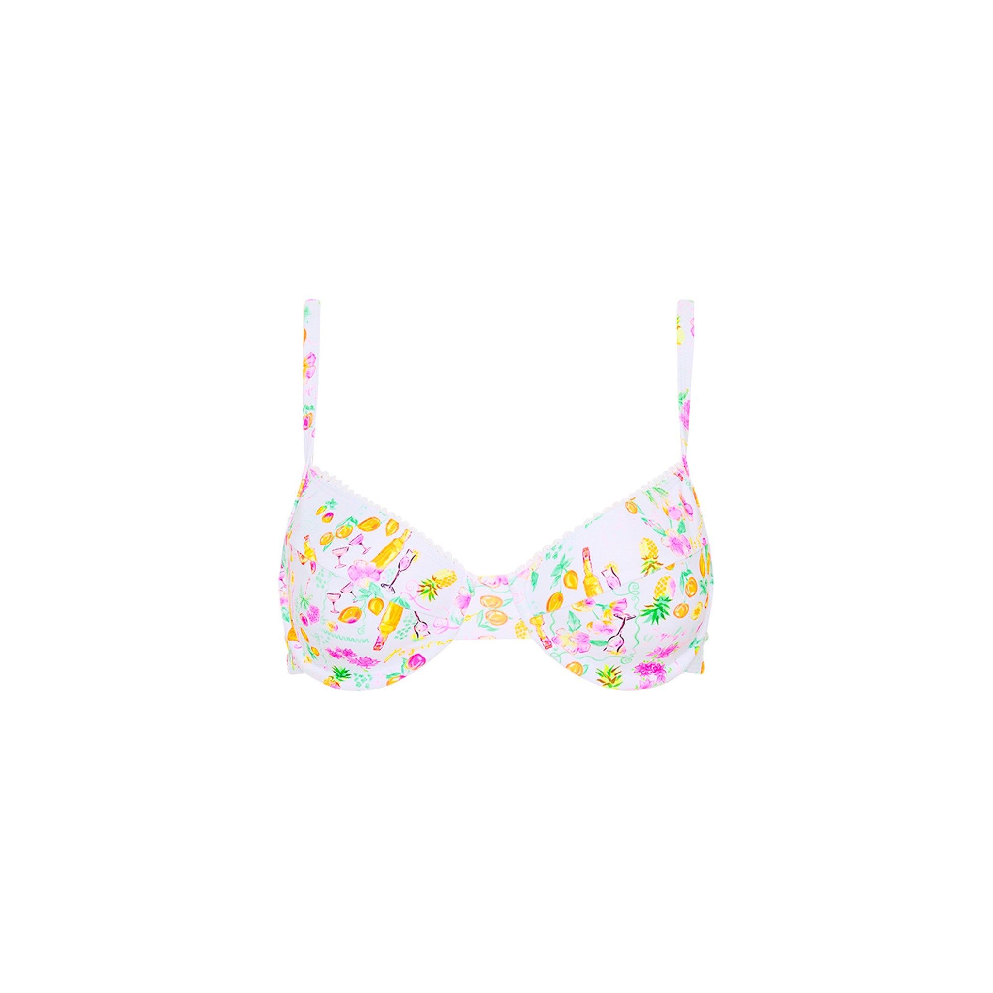 Ditzy Underwire Bra Bikini Top - Saint Tropez sold by Kulani Kinis