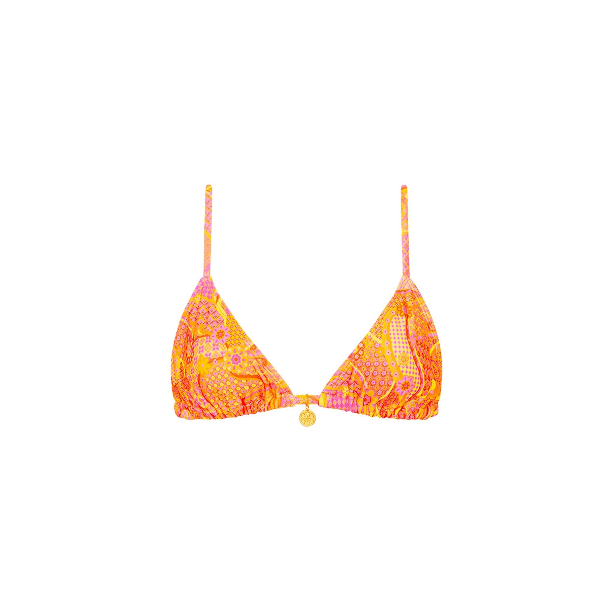 Bralette Bikini Top - Citrus Sunrise sold by Kulani Kinis