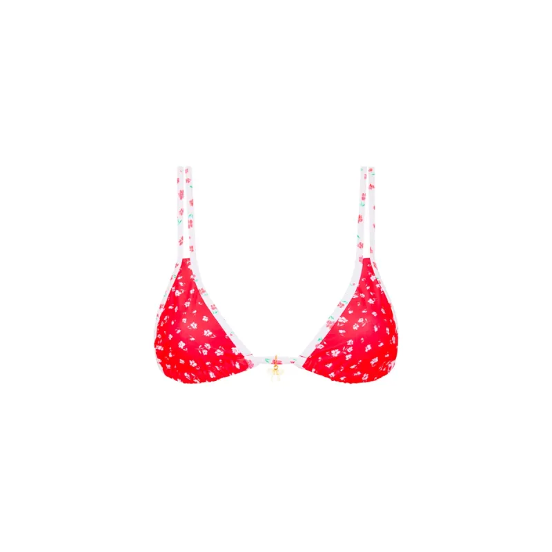 Twin Strap Bralette Bikini Top - Cherry Cove sold by Kulani Kinis
