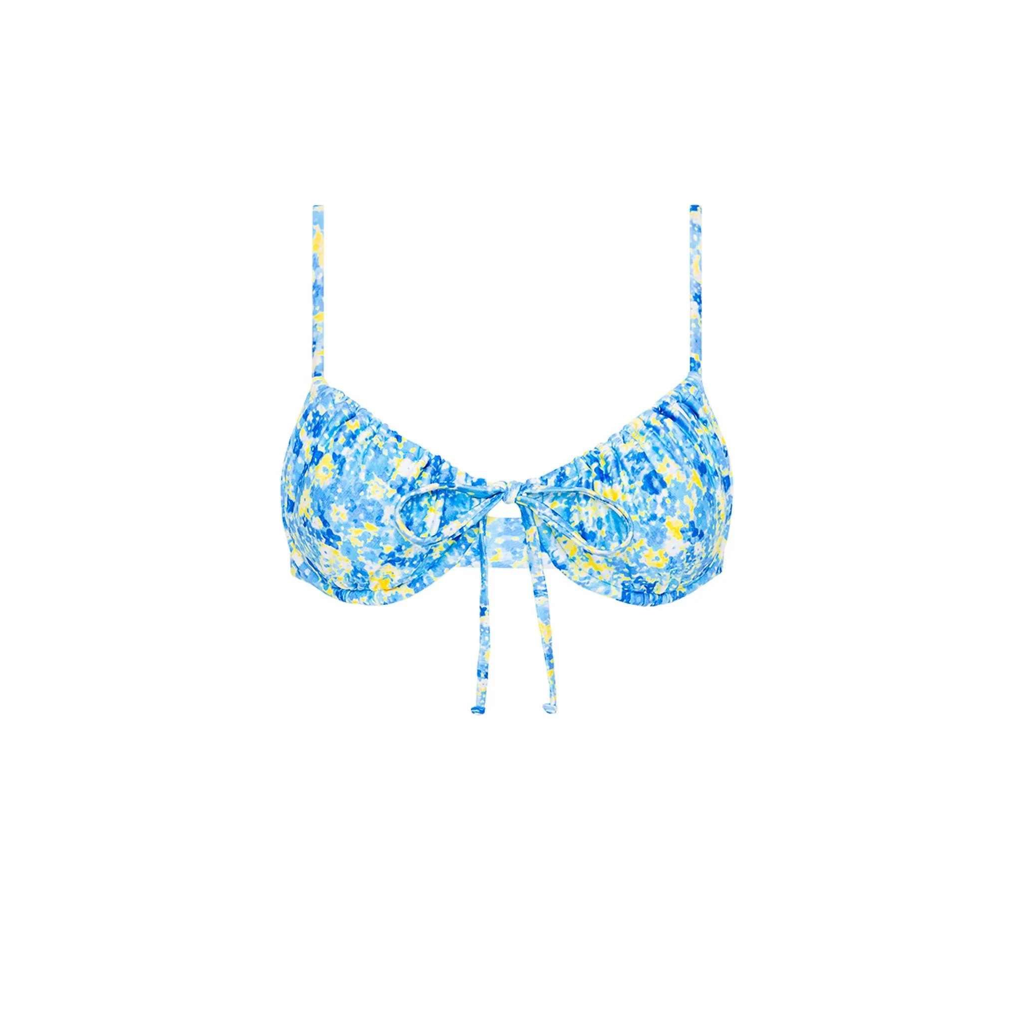 Ruched Underwire Bra Bikini Top - Love Story sold by Kulani Kinis