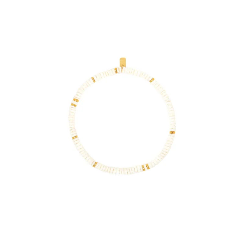 Stretch Anklet - Puka Shell sold by Kulani Kinis