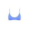 Minimal Tie Back Bikini Top - Breezy Blue Ribbed sold by Kulani Kinis