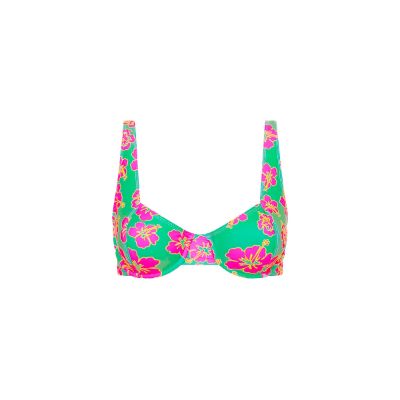Underwire Bralette Bikini Top - Melon Sorbet sold by Kulani Kinis
