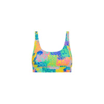 Active Cross Back Crop Top - Tropic Rodeo sold by Kulani Kinis