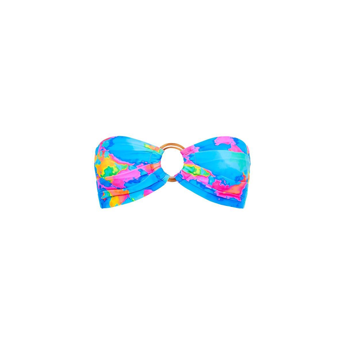 Strapless Bandeau Bikini Top - Sunrise Splash sold by Kulani Kinis