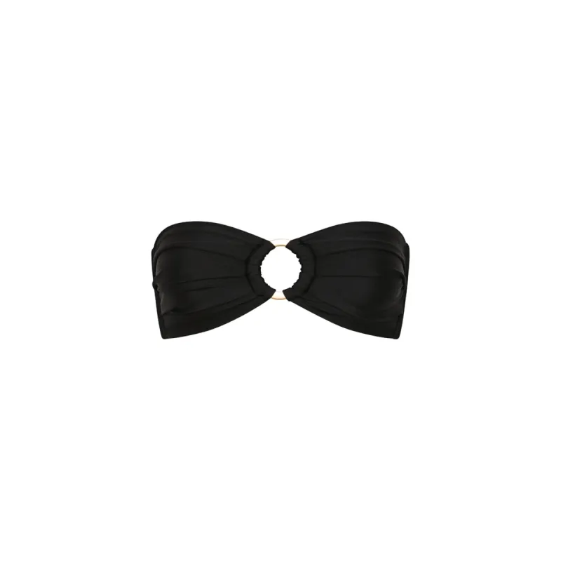 Strapless Bandeau Bikini Top - Moonlight Black sold by Kulani Kinis