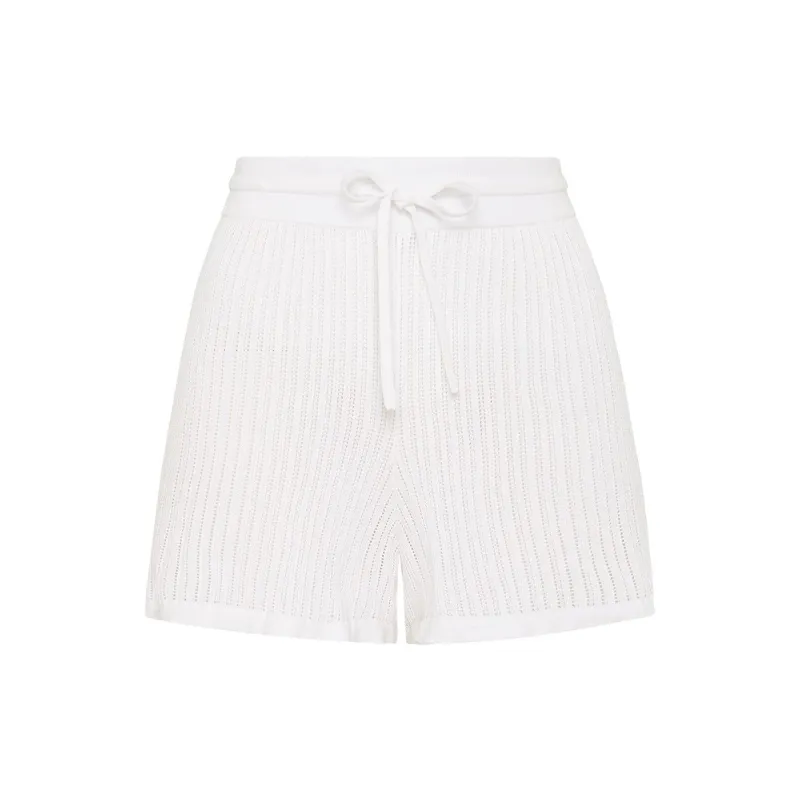 Casual Knit Shorts - White sold by Kulani Kinis