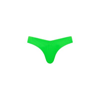 Cheeky V Bikini Bottom - Peppermint Ribbed sold by Kulani Kinis