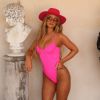 Underwire Cheeky One Piece - Flamingo Pink Ribbed sold by Kulani Kinis