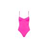 Underwire Cheeky One Piece - Flamingo Pink Ribbed sold by Kulani Kinis