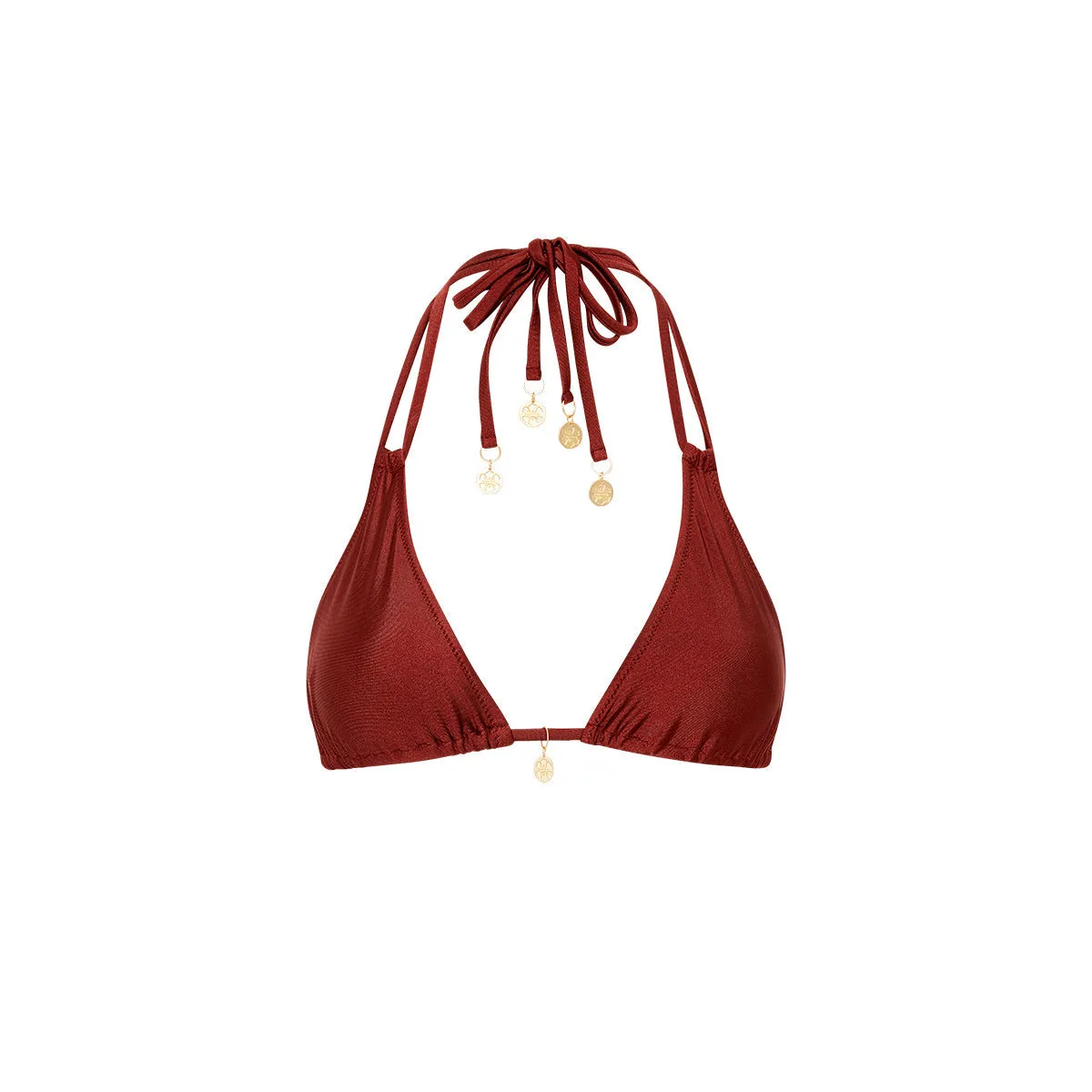 Halter Bralette Bikini Top - Sweet Cinnamon sold by Kulani Kinis