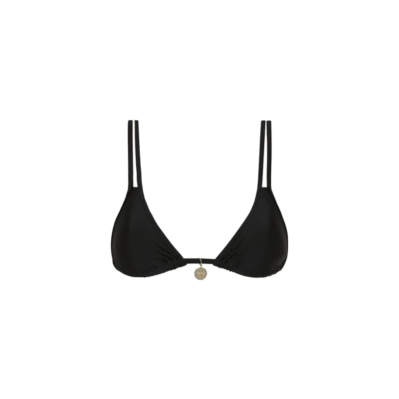 Twin Strap Bralette Bikini Top - Moonlight Black sold by Kulani Kinis