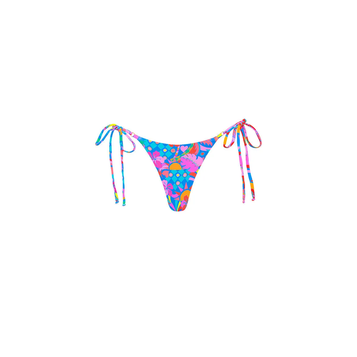Thong Tie Side Bikini Bottom - Rio Rainbow sold by Kulani Kinis