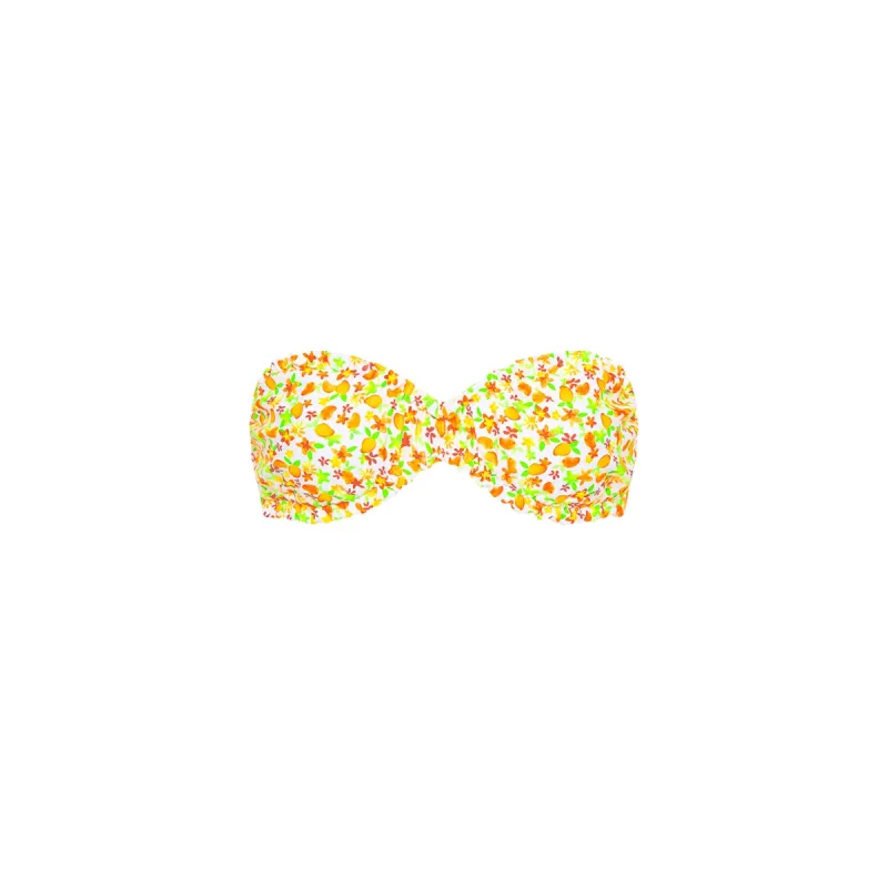 Ruched Bandeau Bikini Top - Coco Mango sold by Kulani Kinis
