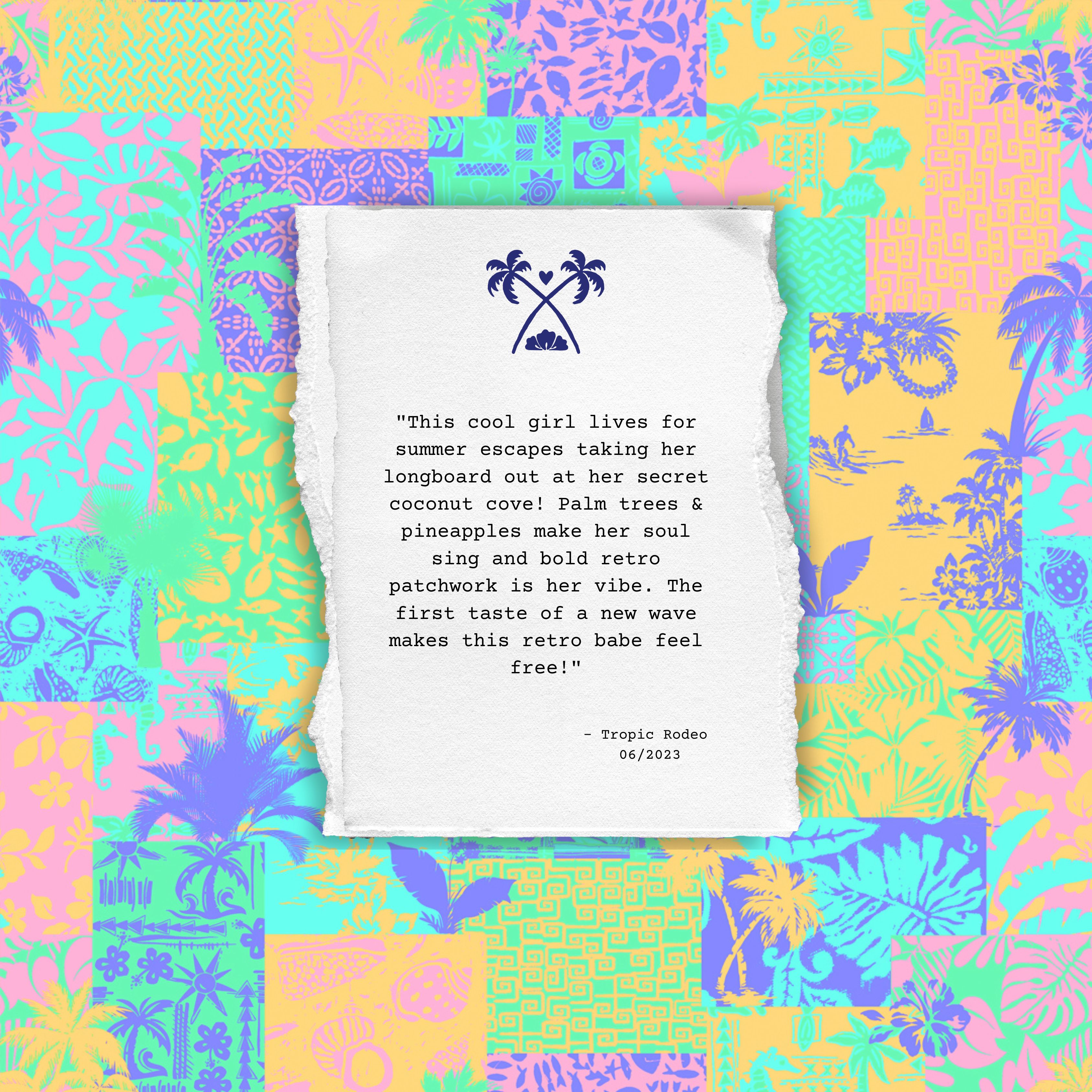 Halter Bralette Bikini Top - Tropic Rodeo sold by Kulani Kinis product image thumbnail 8