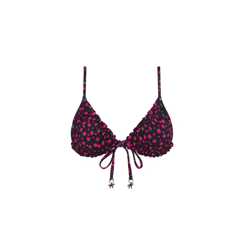 Ruched Bow Bralette Bikini Top - Ruby Kisses sold by Kulani Kinis