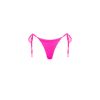 Thong Tie Side Bikini Bottom - Flamingo Pink Ribbed sold by Kulani Kinis