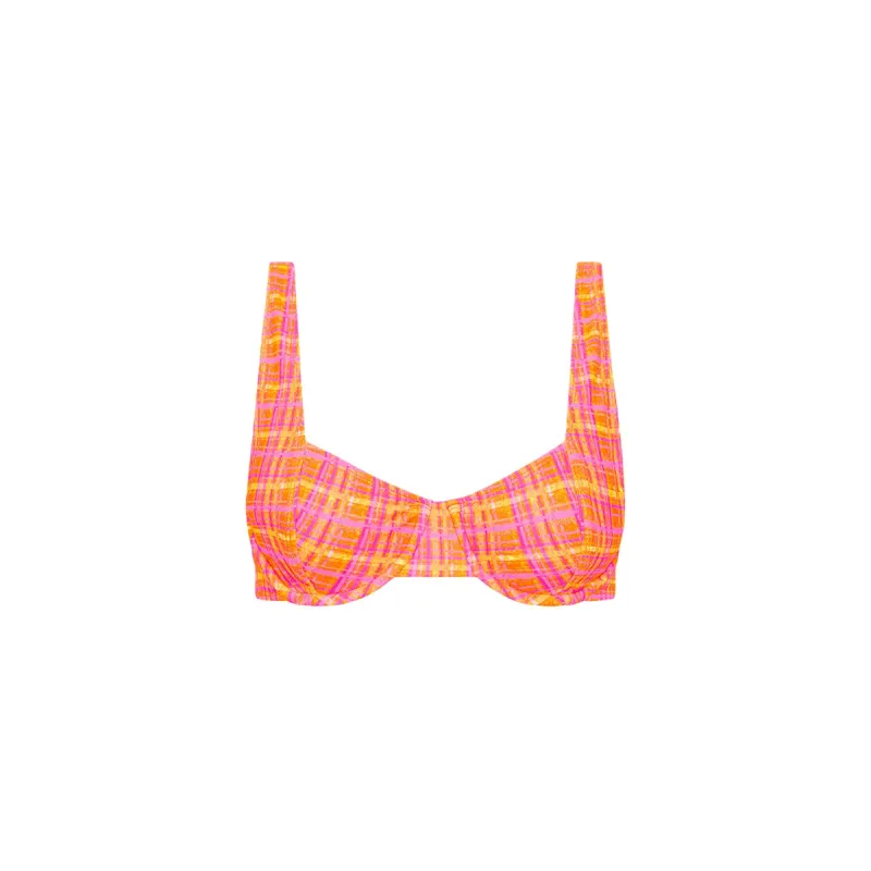 Underwire Bralette Bikini Top - Peaches sold by Kulani Kinis