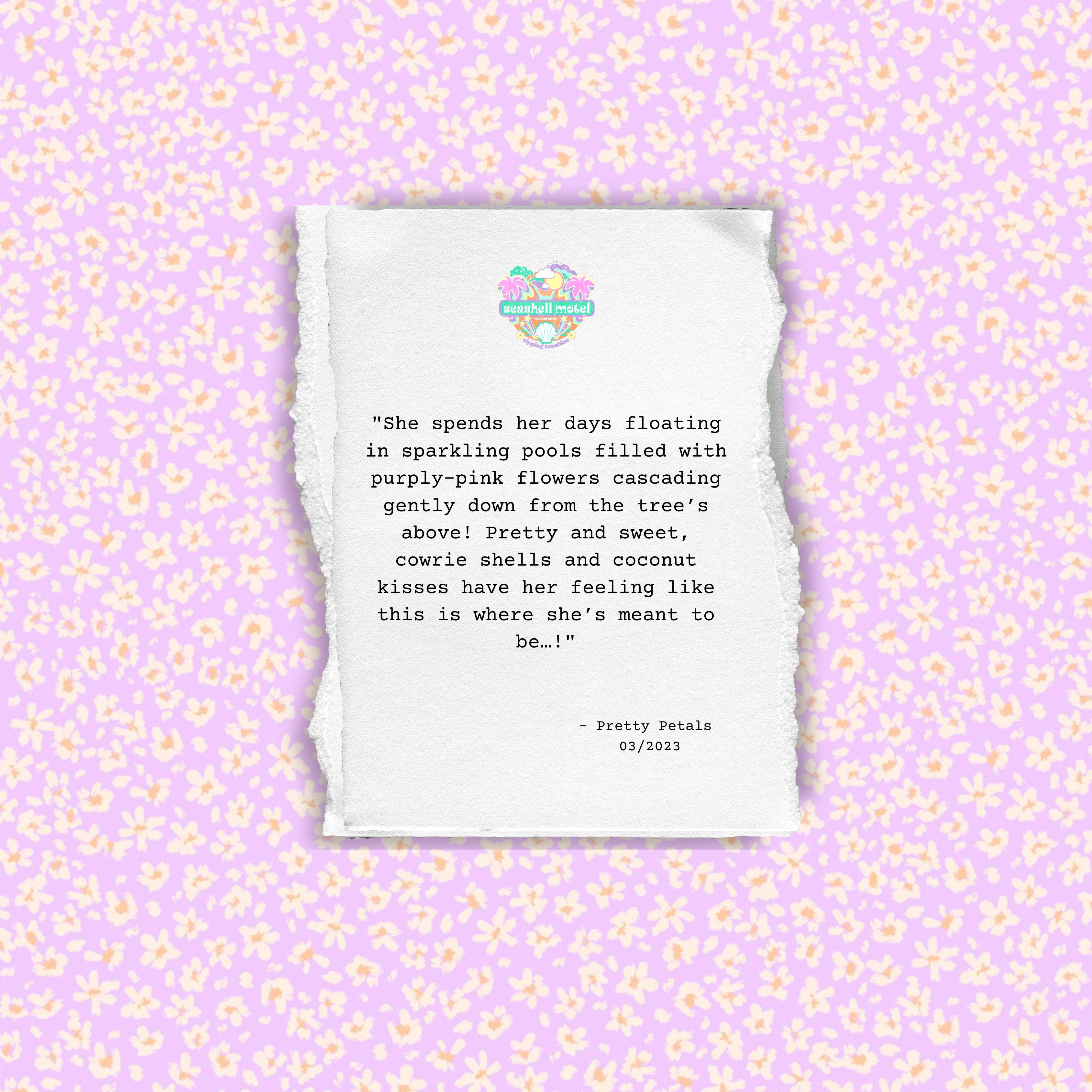 Minimal Full Coverage Bikini Bottom - Pretty Petals sold by Kulani Kinis product image thumbnail 6