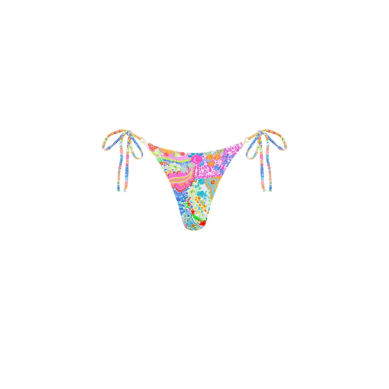 Thong Tie Side Bikini Bottom - Dreamscape sold by Kulani Kinis
