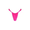Ruched Thong Bikini Bottom - Posh Pink sold by Kulani Kinis