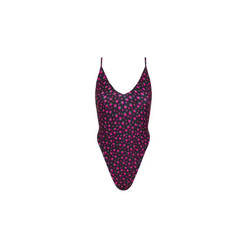 Plunge Cross Back One Piece - Ruby Kisses sold by Kulani Kinis