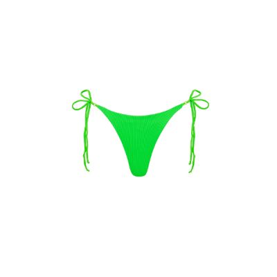 Thong Tie Side Bikini Bottom - Peppermint Ribbed sold by Kulani Kinis