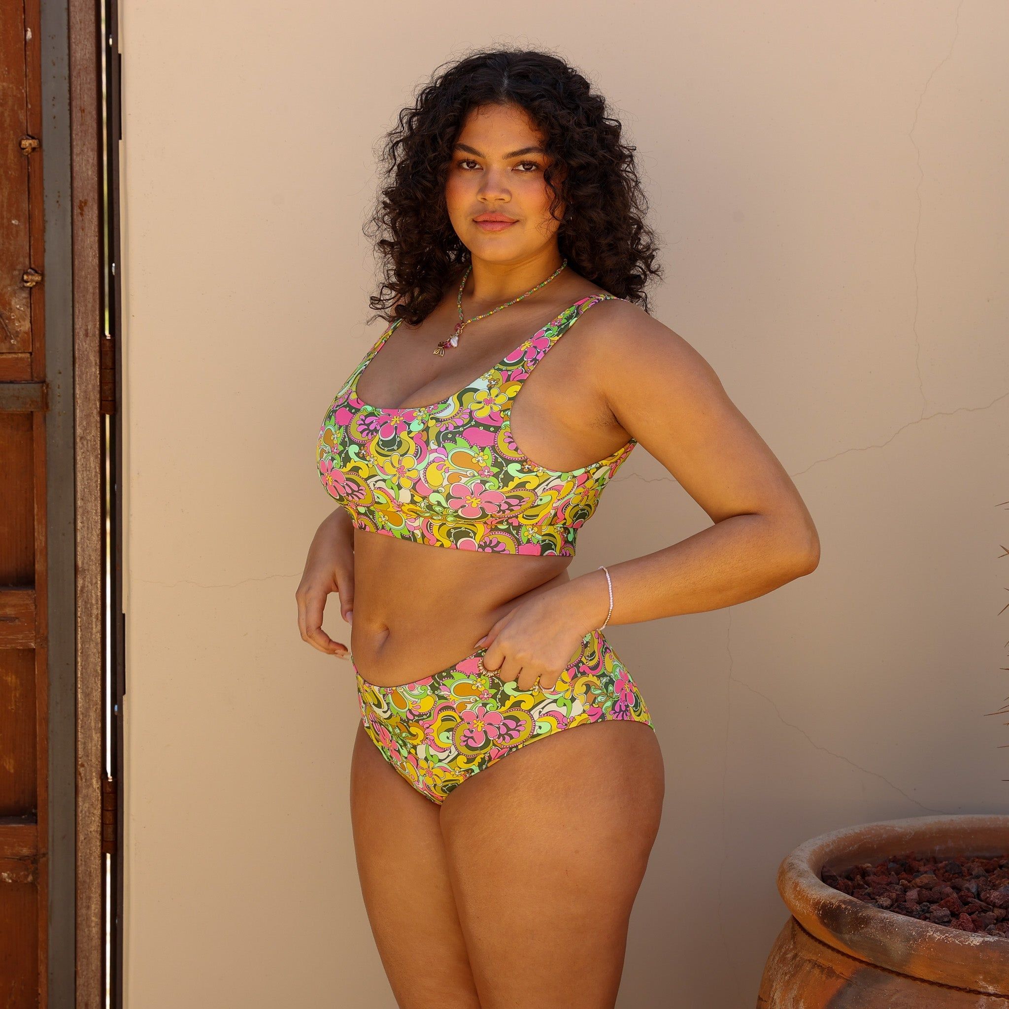 Long Crop Bikini Top - Runaway Baby sold by Kulani Kinis product image thumbnail 3