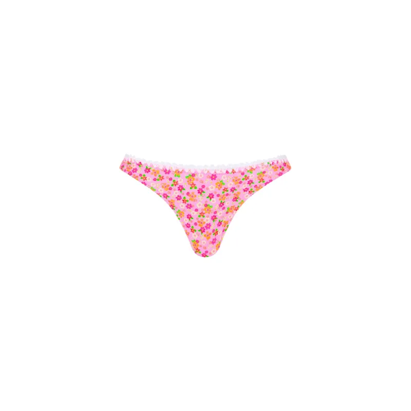 Crochet Cheeky Bikini Bottom - Frangipani Fever sold by Kulani Kinis