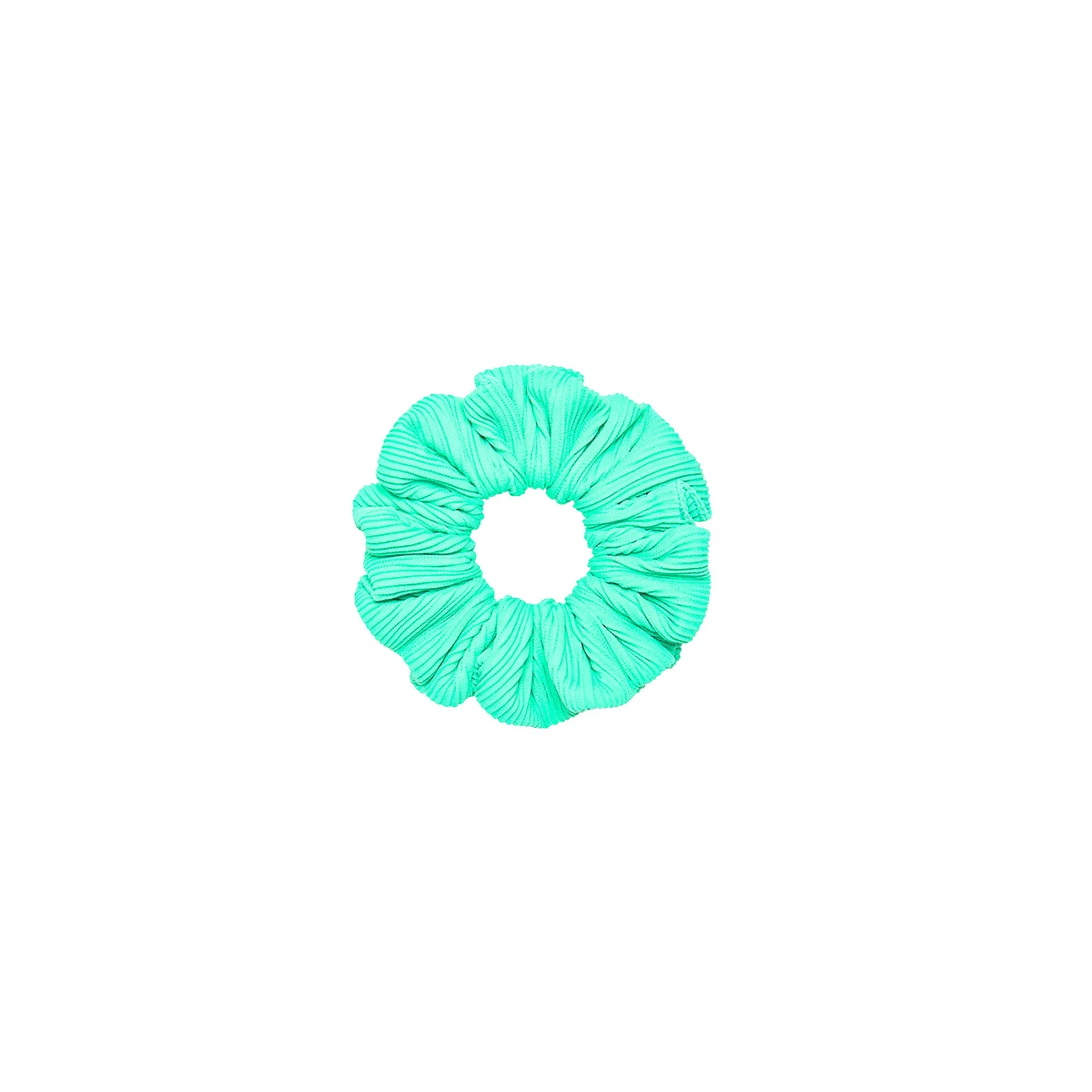 Scrunchie - Turquoise Mint Ribbed sold by Kulani Kinis