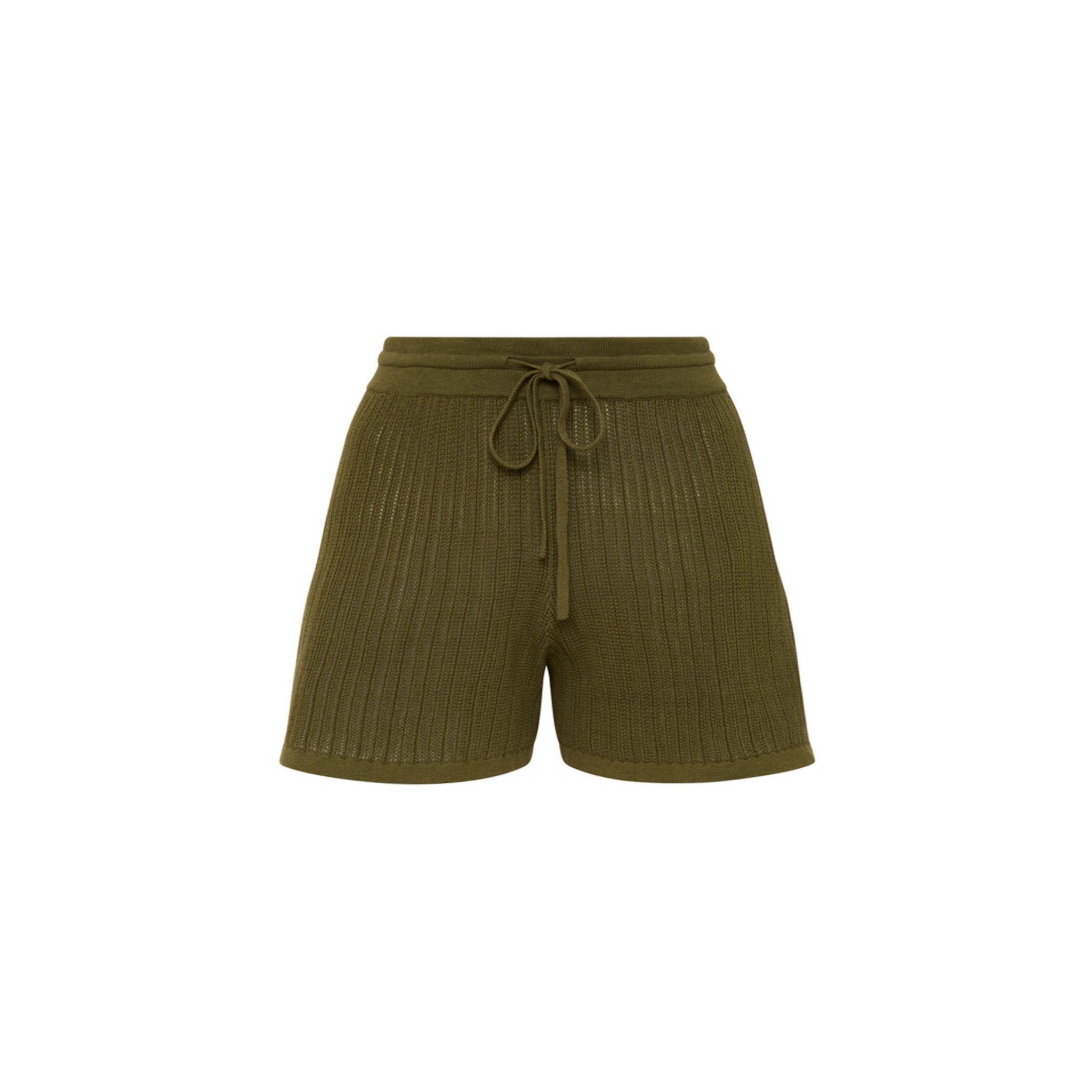 Casual Knit Shorts - Khaki sold by Kulani Kinis