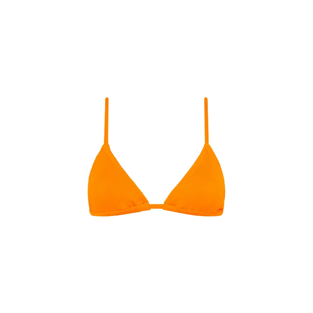 Bralette Bikini Top - Papaya Ribbed sold by Kulani Kinis
