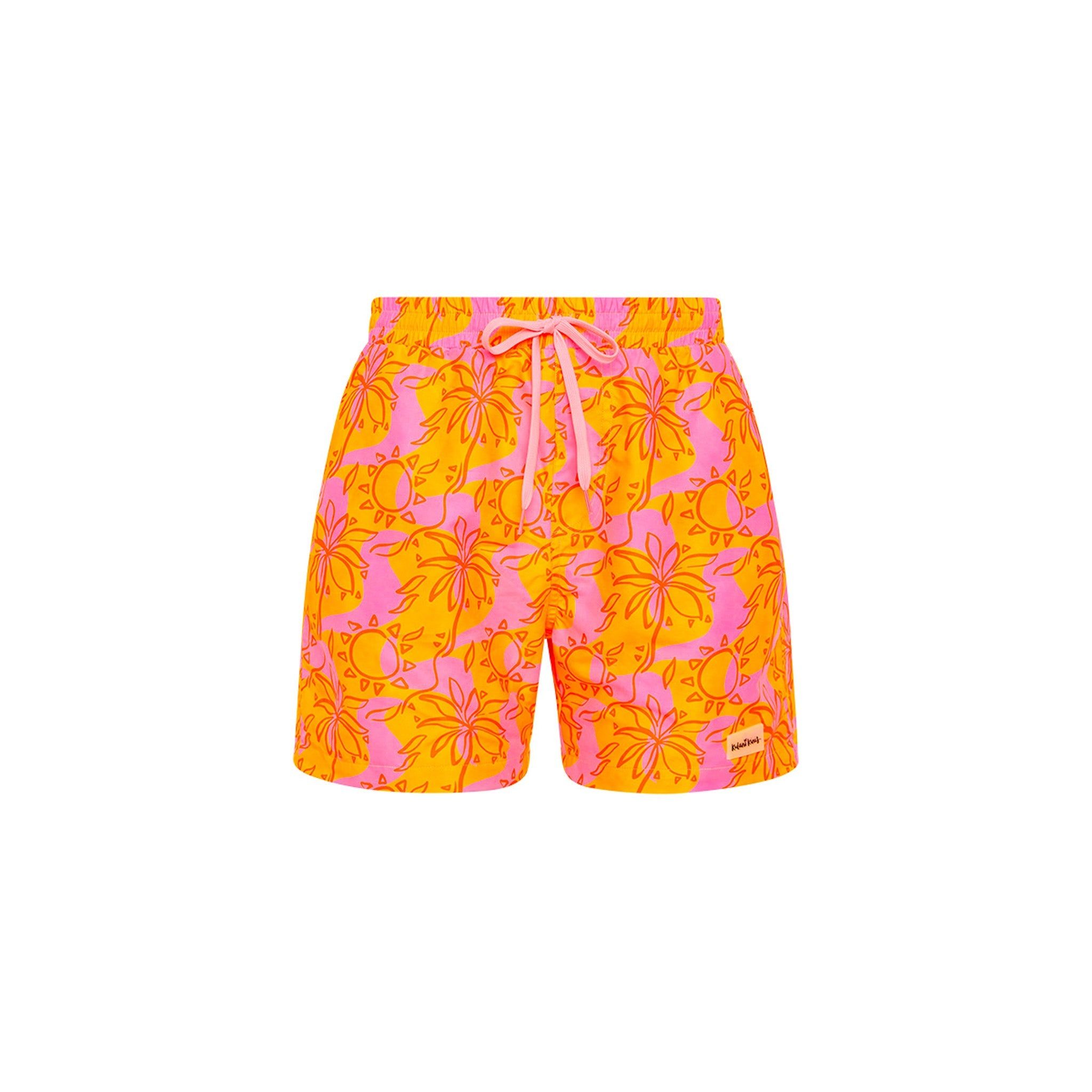 Men's Swim Trunks - Sangria Swirl sold by Kulani Kinis