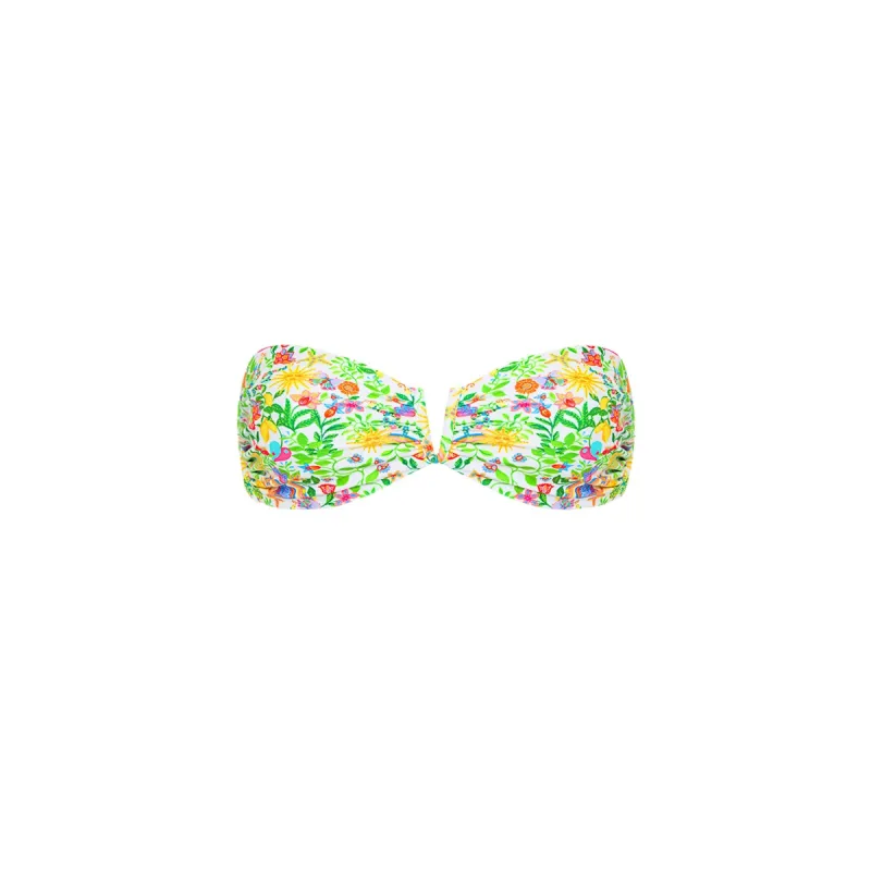 V Strapless Bandeau Bikini Top - Desert Disco sold by Kulani Kinis