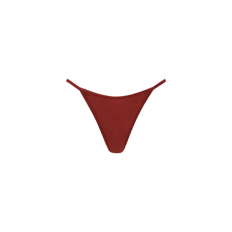 Tanning Thong Bikini Bottom - Sweet Cinnamon sold by Kulani Kinis
