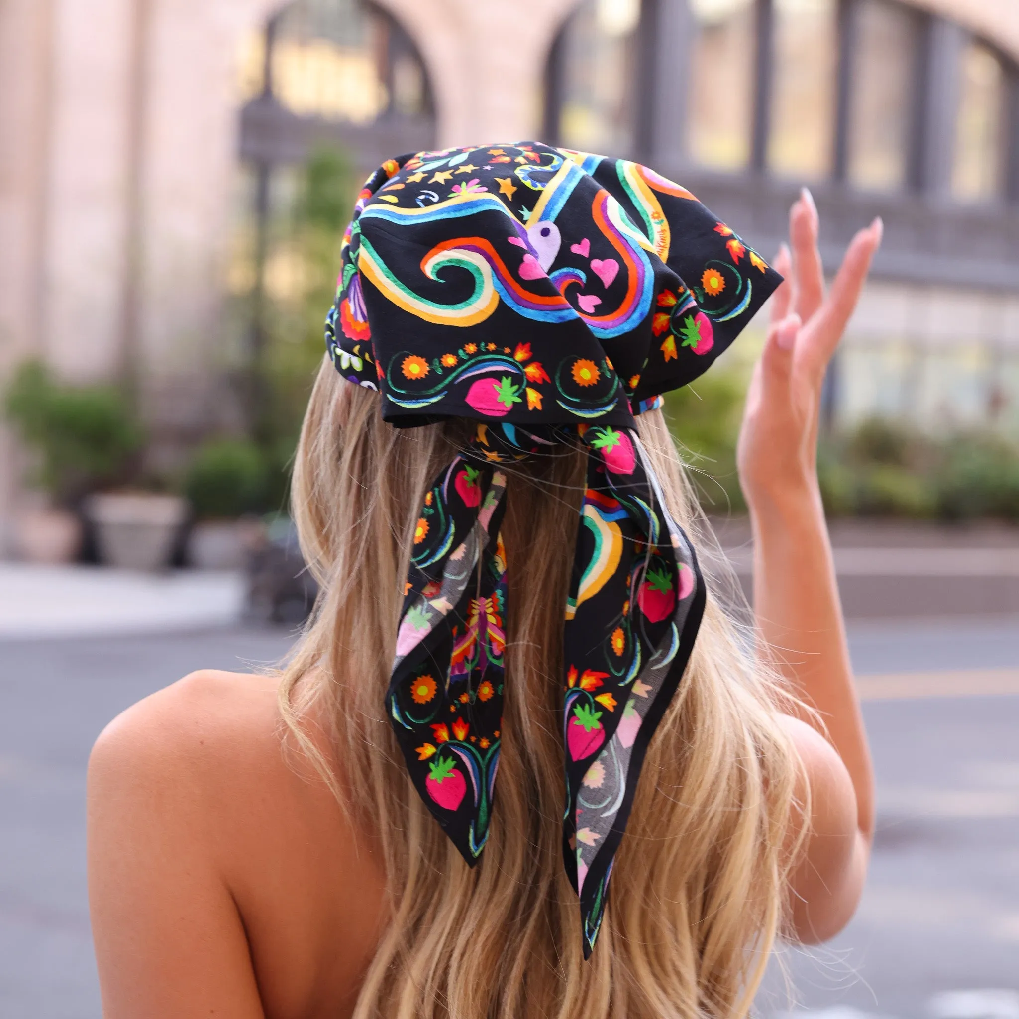 Oversized Bandana - Midnight Drive sold by Kulani Kinis product image thumbnail 4