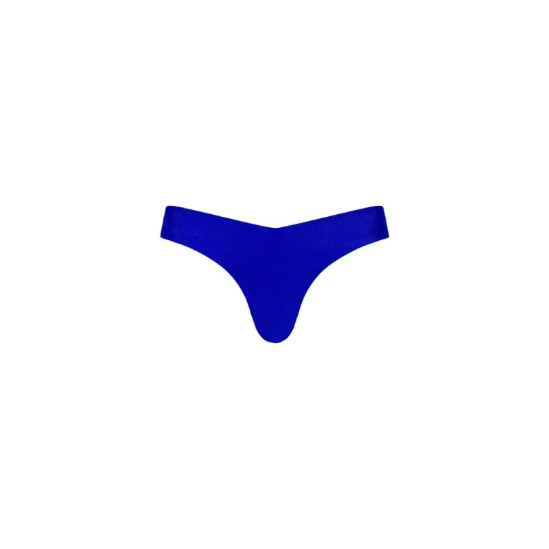 Cheeky V Bikini Bottom - Malibu Blue sold by Kulani Kinis