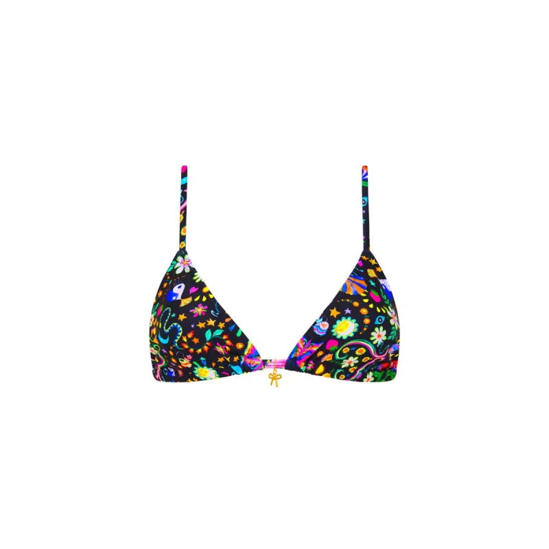 Bralette Bikini Top - Midnight Drive sold by Kulani Kinis