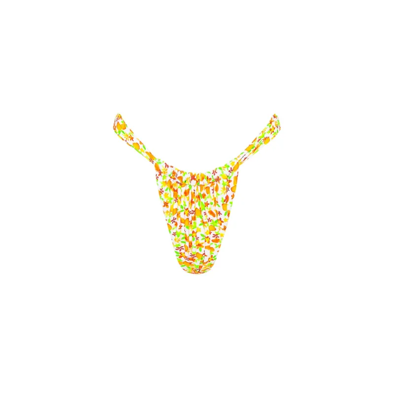Ruched Thong Bikini Bottom - Coco Mango sold by Kulani Kinis