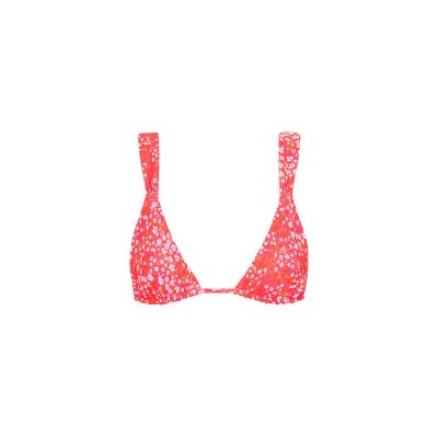 Slide Bralette Bikini Top - Coral Crush sold by Kulani Kinis