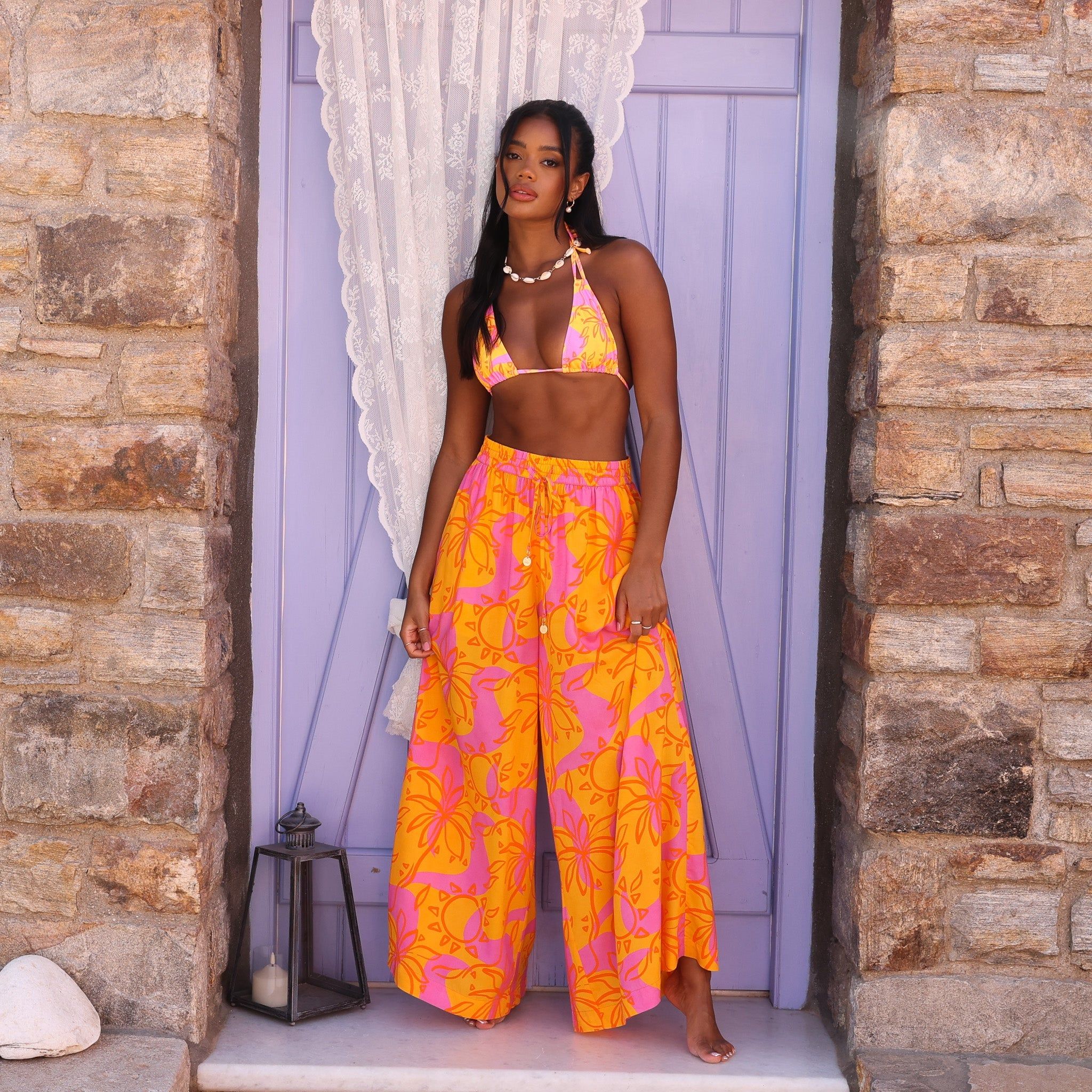 Palazzo Pants - Sangria Swirl sold by Kulani Kinis product image thumbnail 3