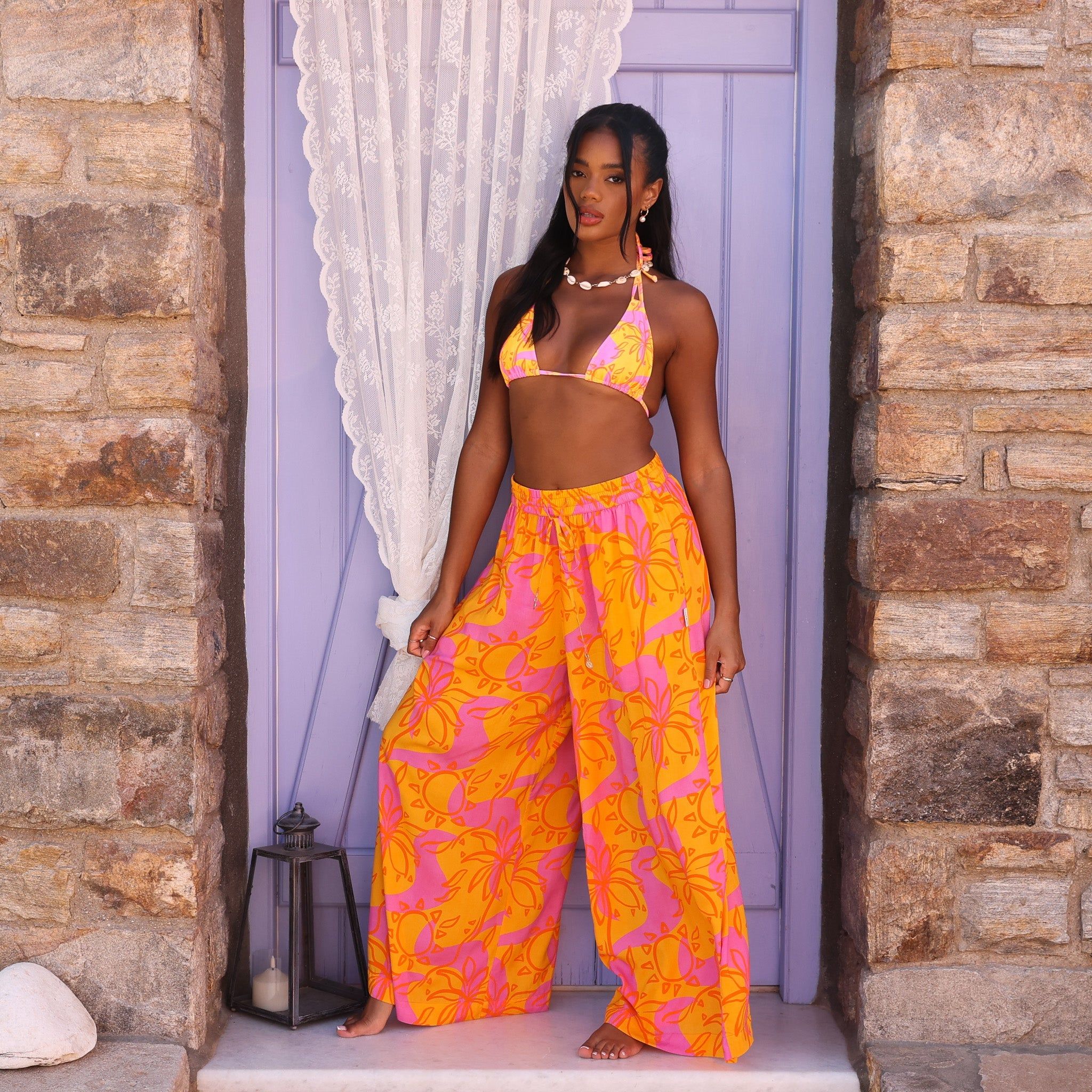 Palazzo Pants - Sangria Swirl sold by Kulani Kinis product image thumbnail 4