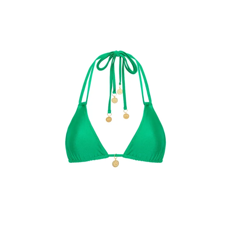 Halter Bralette Bikini Top - Jungle Jewel sold by Kulani Kinis