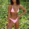 Cheeky V Bikini Bottom - Bubblegum Pink Ribbed sold by Kulani Kinis