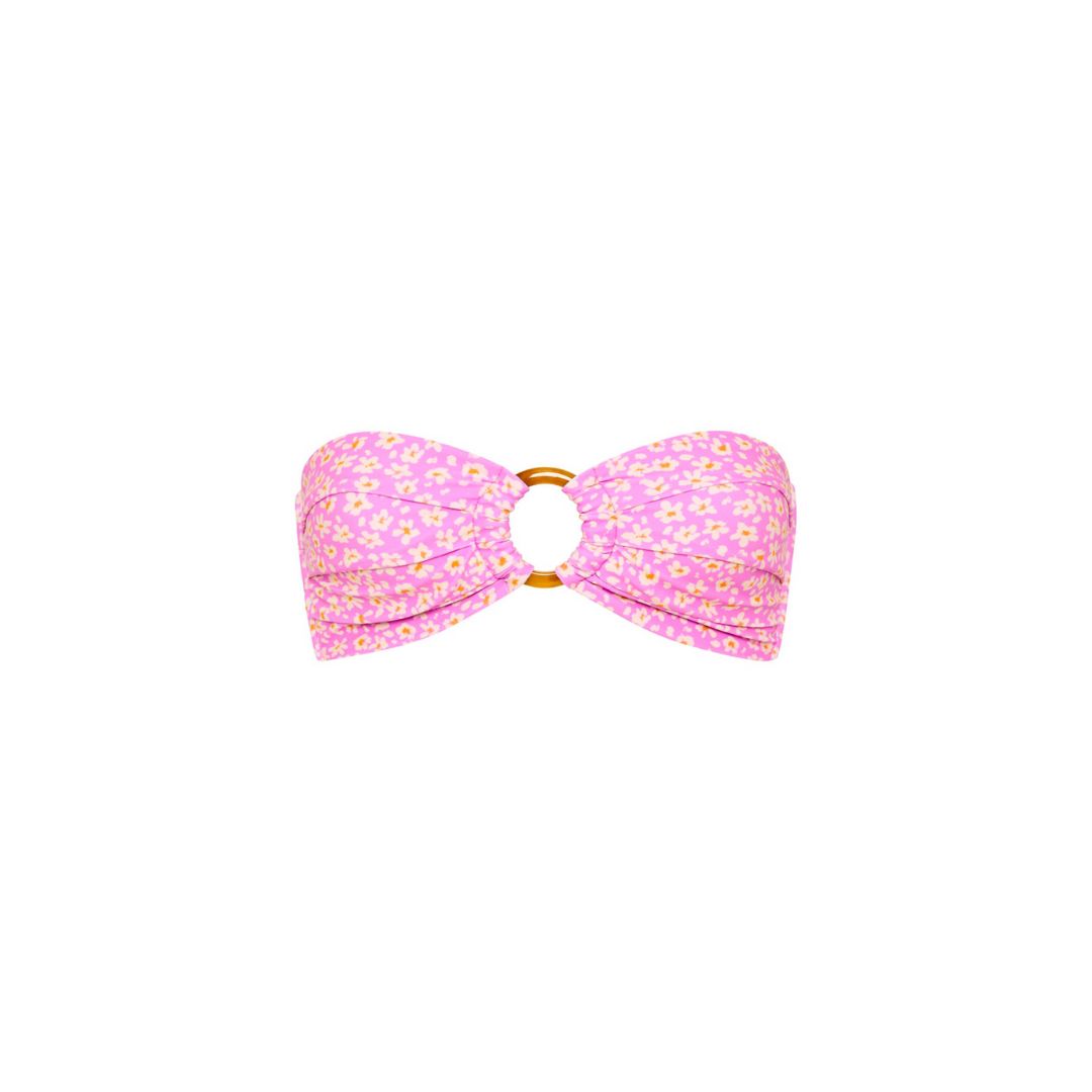 Strapless Bandeau Bikini Top - Pretty Petals sold by Kulani Kinis product image thumbnail 8