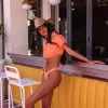 Retro Y Thong Bikini Bottom - Honeysuckle sold by Kulani Kinis