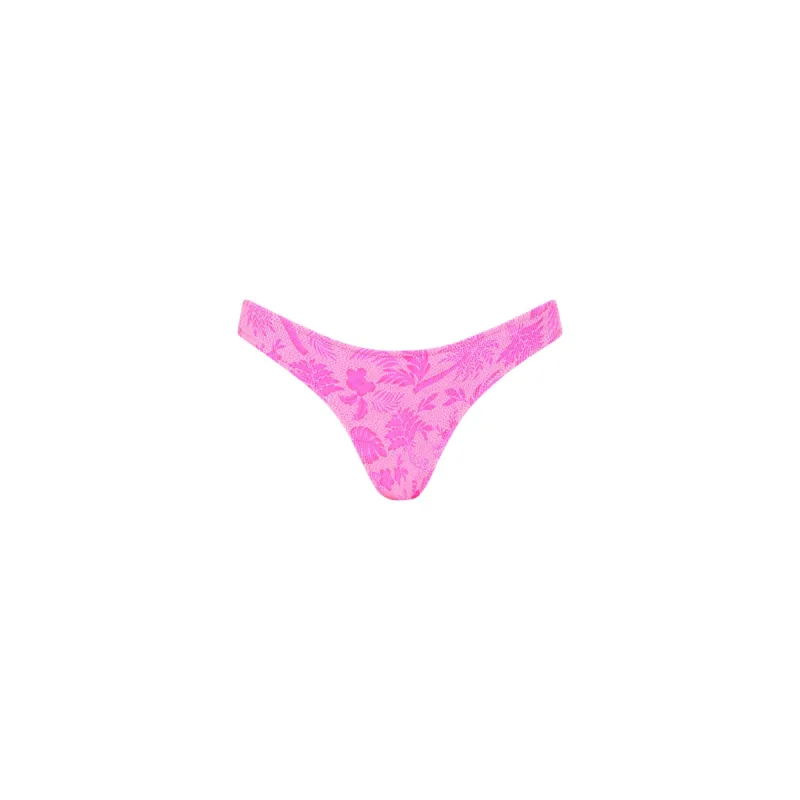 Vintage V Bikini Bottom - Fuchsia Fever sold by Kulani Kinis
