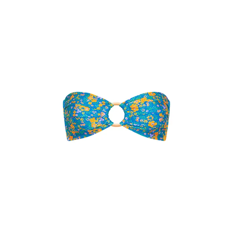 Strapless Bandeau Bikini Top - Ocean Potion sold by Kulani Kinis