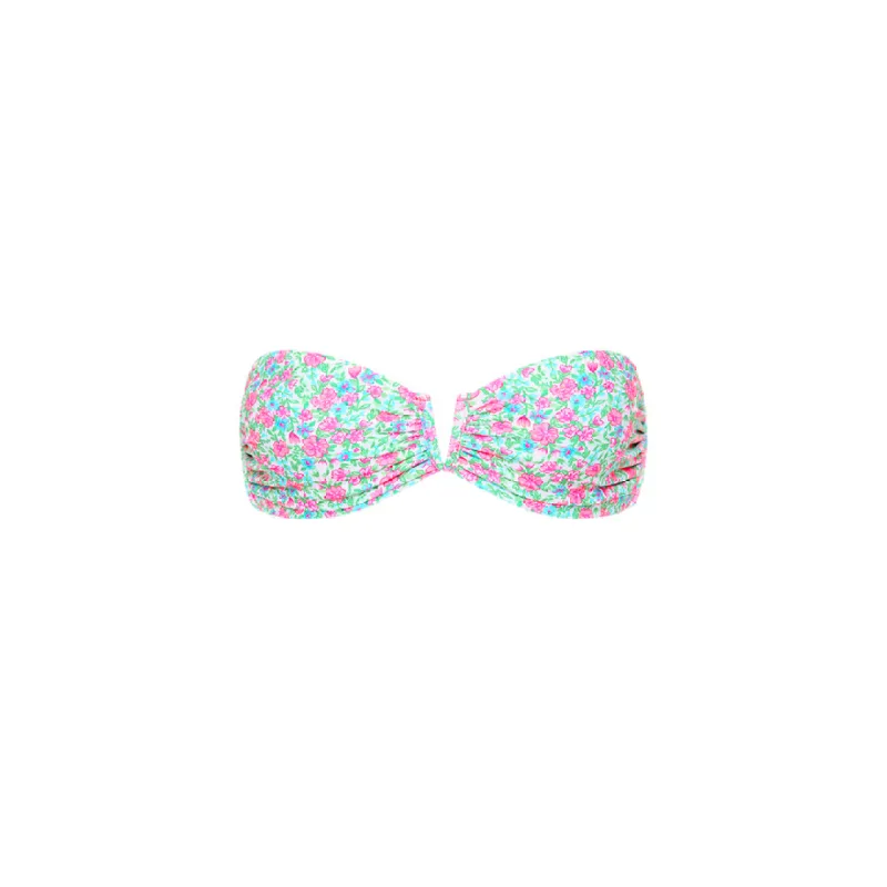 V Strapless Bandeau Bikini Top - Sweet Pea sold by Kulani Kinis